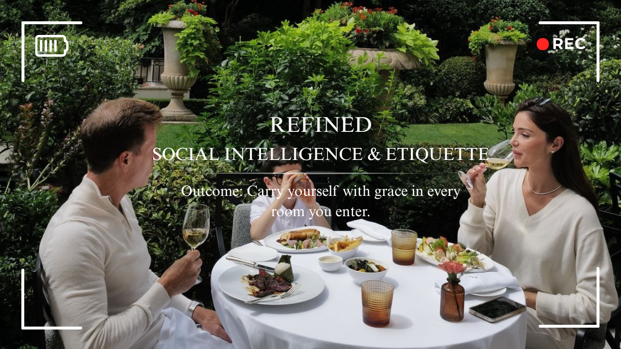 Refined — Social Intelligence & Etiquette